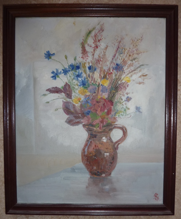 HAN KRUG - Stilleven - olieverf op doek 1962 kopen? Bied vanaf 45!