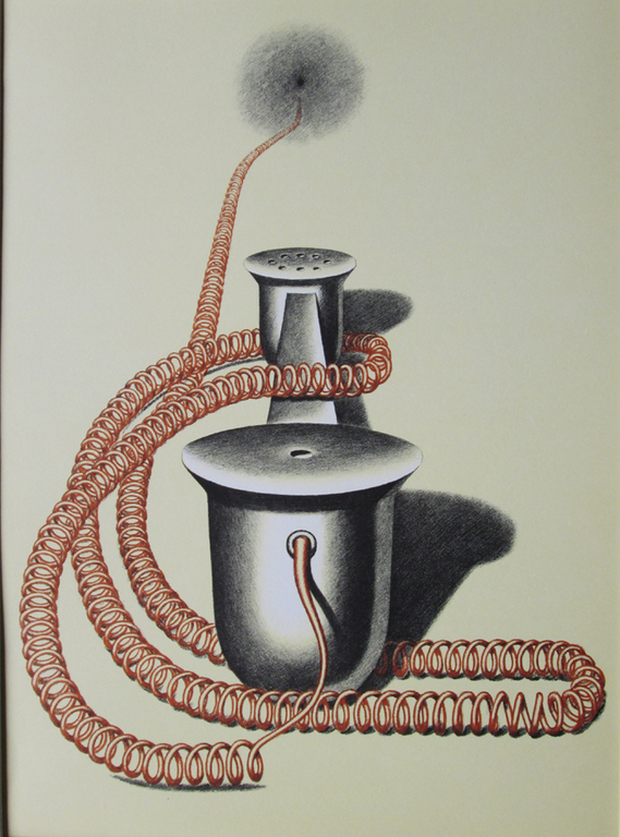 KONRAD KLAPHECK - Originele Litho uit de Derriere le Miroir 250 / 1982.&nbsp;Zeldzaam kopen? Bied vanaf 73!