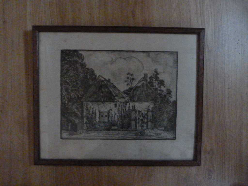 Germ de Jong - litho - boerderij. kopen? Bied vanaf 1!