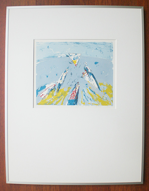 Piet Warffemius - Abstract, zeefdruk (mooi ingelijst) kopen? Bied vanaf 50!