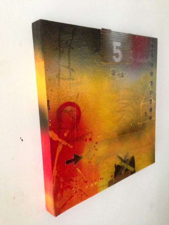 Theo koster schilderij titel: "5" kopen? Bied vanaf 1!