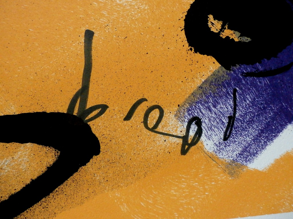 Herman Brood - zeefdruk: Man met hond kopen? Bied vanaf 275!