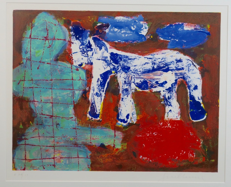 Guillaume Lo-A-Njoe: Zeefdruk, Horse - Ingelijst kopen? Bied vanaf 50!