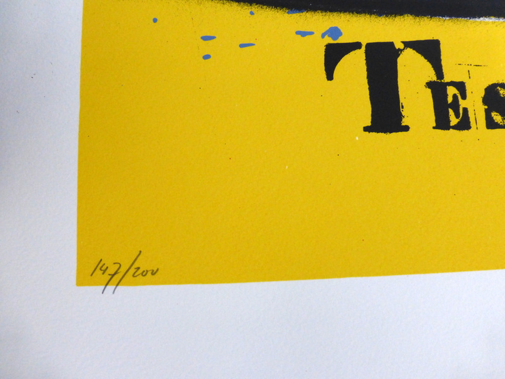 TESTAROSSA, handgesigneerde zeefdruk van Herman Brood kopen? Bied vanaf 249!