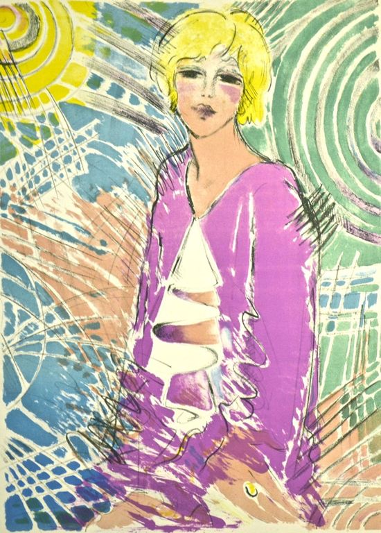 Jean Pierre Cassigneul: Litho. Jeune Femme verkocht voor € 140!