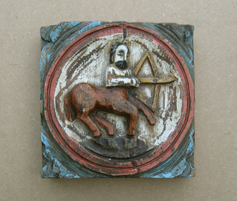 Boogschutter - uit hout gesneden wandrelief kopen? Bied vanaf 1!