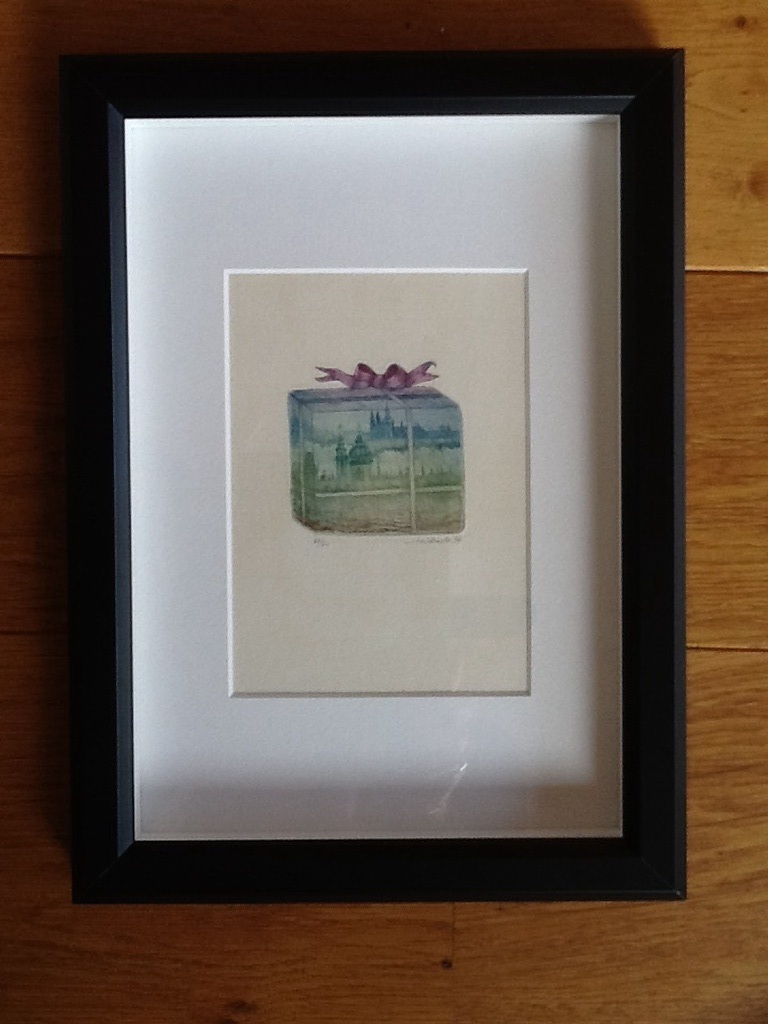 Ets, Onbekende kunstenaar,gesigneerd ,20/50 kopen? Bied vanaf 1!