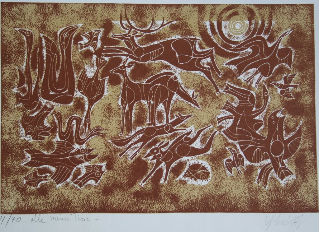 Yargo de Lucca - zeefdruk - gesigneerd - genummerd kopen? Bied vanaf 45!