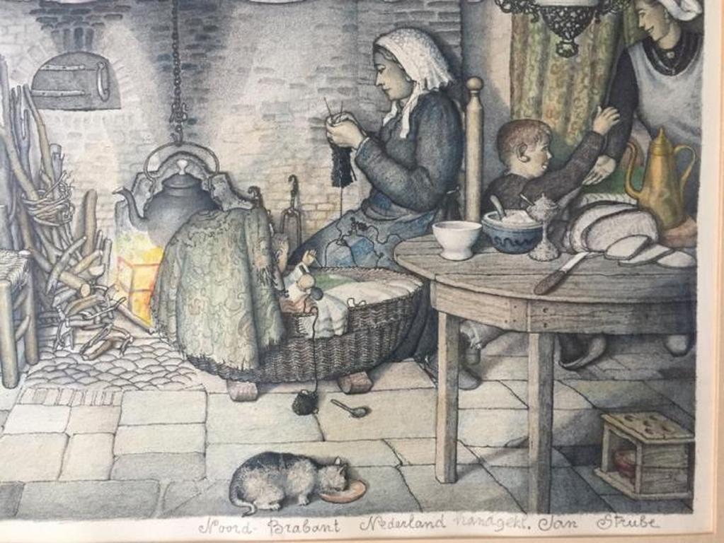 Jan Strube: Kleuren Lithografie kopen? Bied vanaf 59!