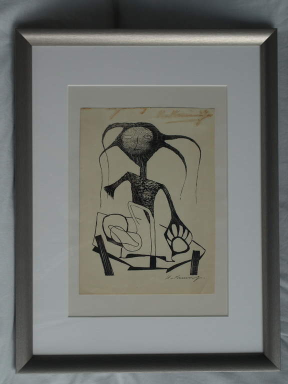 Harry van Kruiningen : Litho , zonder titel – gesigneerd & ingelijst  kopen? Bied vanaf 1!