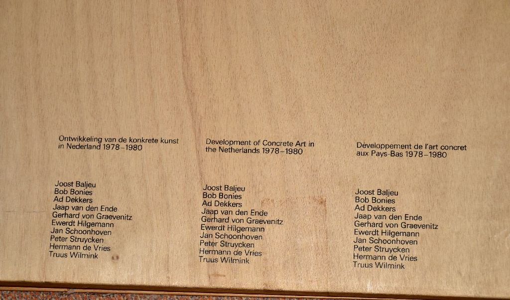 Luxe Portfolio: Konkrete Kunst in Nederland. oa Schoonhoven verkocht voor € 1150!