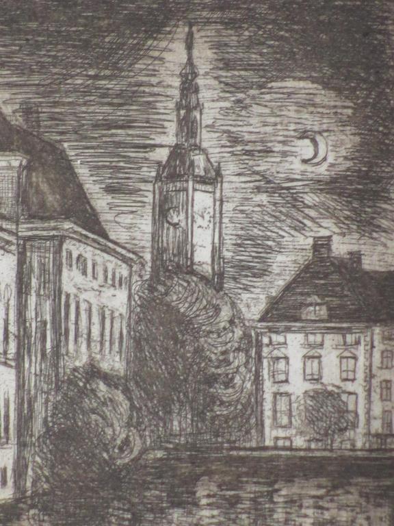 Ronnie Meerts, Ets, Hofvijver Den Haag kopen? Bied vanaf 1!