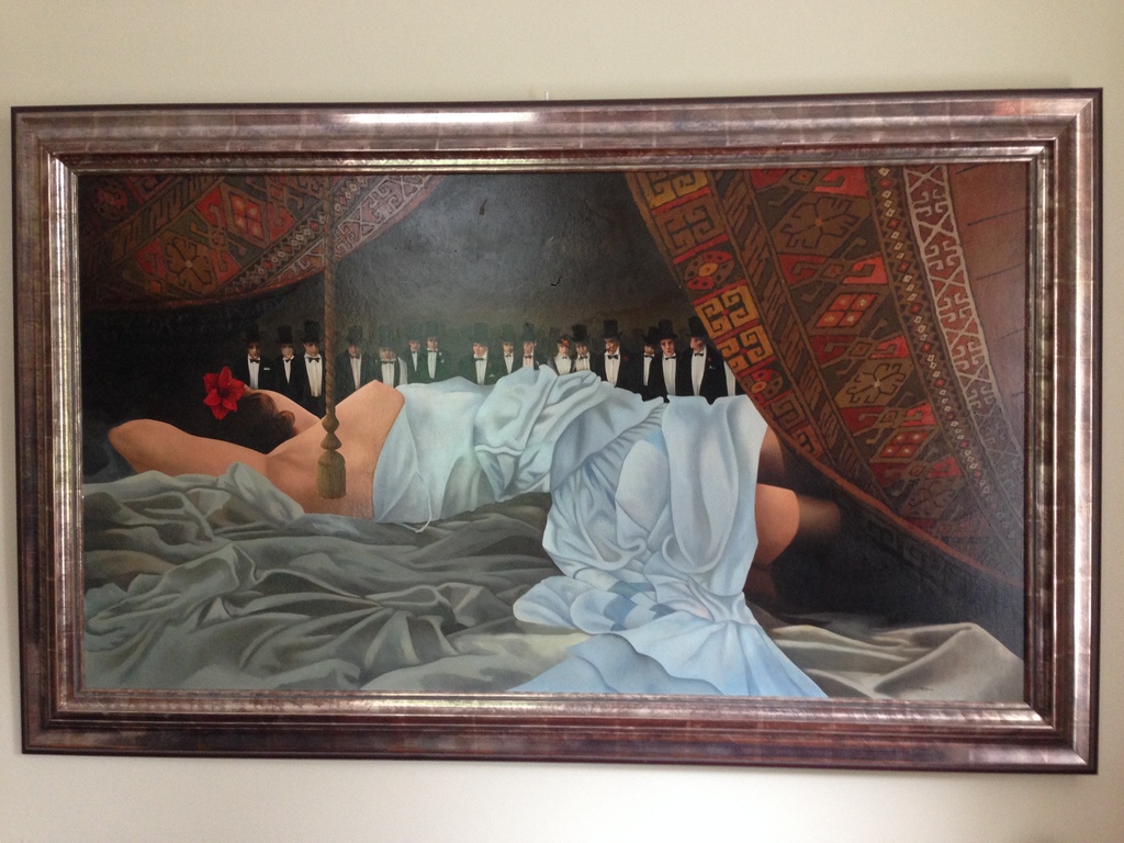 Jean-Michel Lengrand : Liggende vrouw met sluier kopen? Bied vanaf 2500!