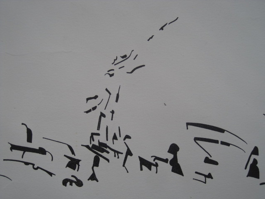 alleskunner Henri Plaat (1936-) grote litho  kopen? Bied vanaf 1!