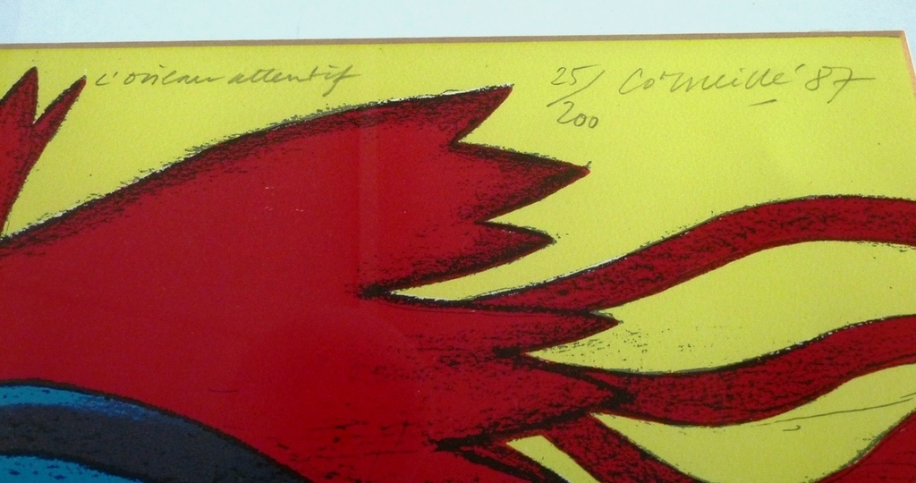 Corneille: Zeefdruk, L'oiseau attentif kopen? Bied vanaf 450!