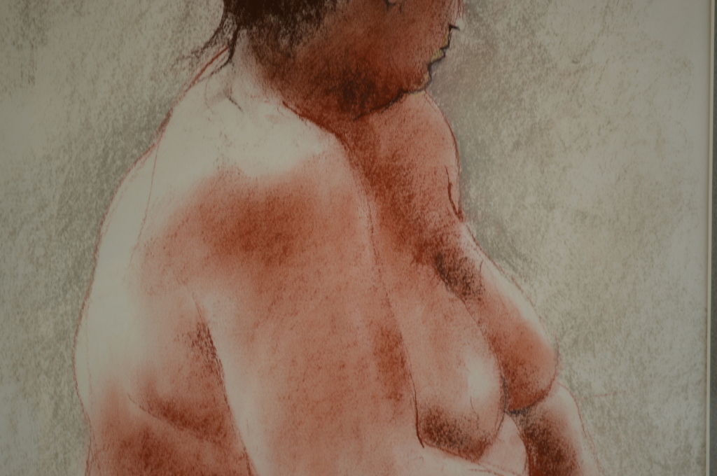 Emile de Vries (1923-2009) zittend naakt, pastel gesigneerd l.o. 2003 - 35x49 kopen? Bied vanaf 75!