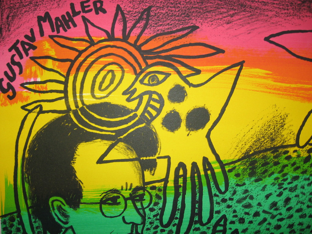 Corneille: zeefdruk - Hommage à Gustav Mahler - E.A. kopen? Bied vanaf 119!