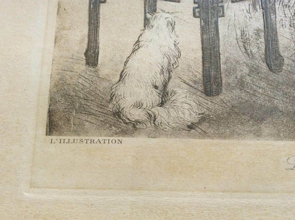 Louis Icart - Le Jardin Japonais - ets, aquatint kopen? Bied vanaf 75!