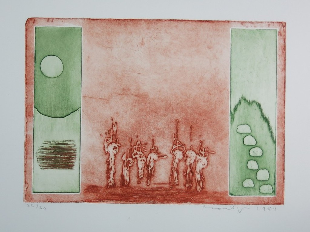 Jan Montyn: Ets, The persistence of memory III kopen? Bied vanaf 150!