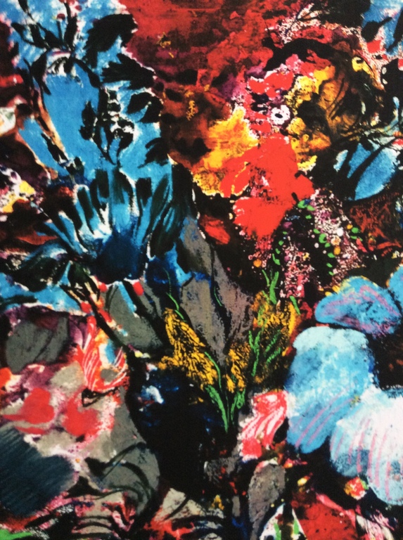 Ernst Fuchs - Bunter Blumenstrauss - gesigneerde gicleé op canvas kopen? Bied vanaf 45!