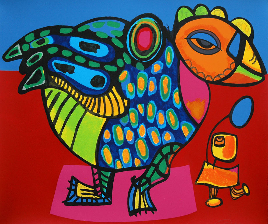 Patty Harpenau - Grow up - Gesigneerde zeefdruk - oplage 99 ex. - 2002 verkocht voor € 75!