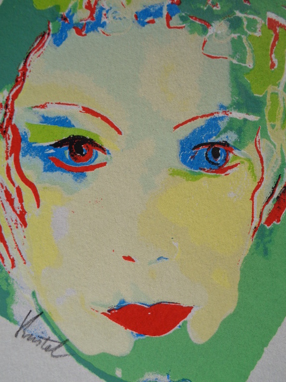 SYLVIA KRISTEL, Gelimiteerde en HANDGESIGNEERDE Zeefdruk FACE kopen? Bied vanaf 1!