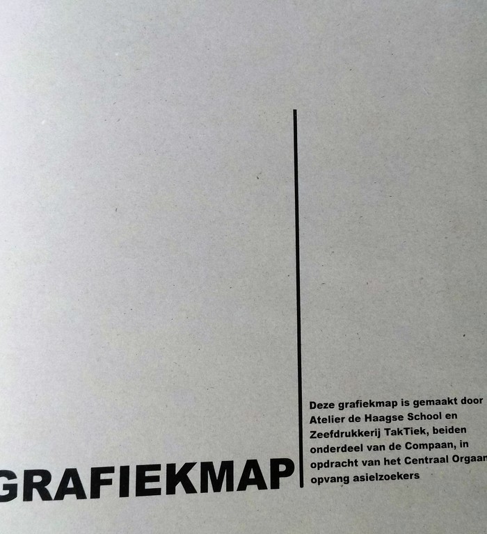 Grafiekmap met 3 zeefdrukken i.o.v. het COA kopen? Bied vanaf 37!