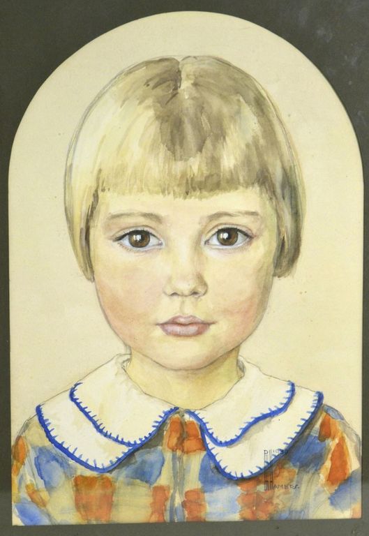 Flip Hamers: Aquarel. Portret meisje kopen? Bied vanaf 100!