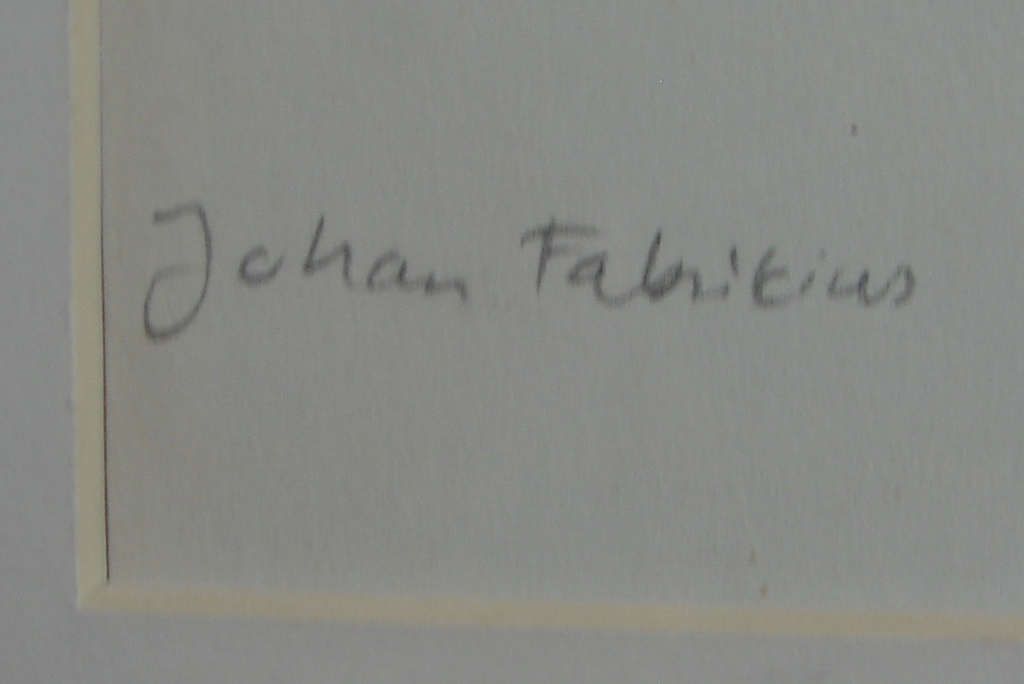 Johan Fabricius - Potloodtekening  kopen? Bied vanaf 50!