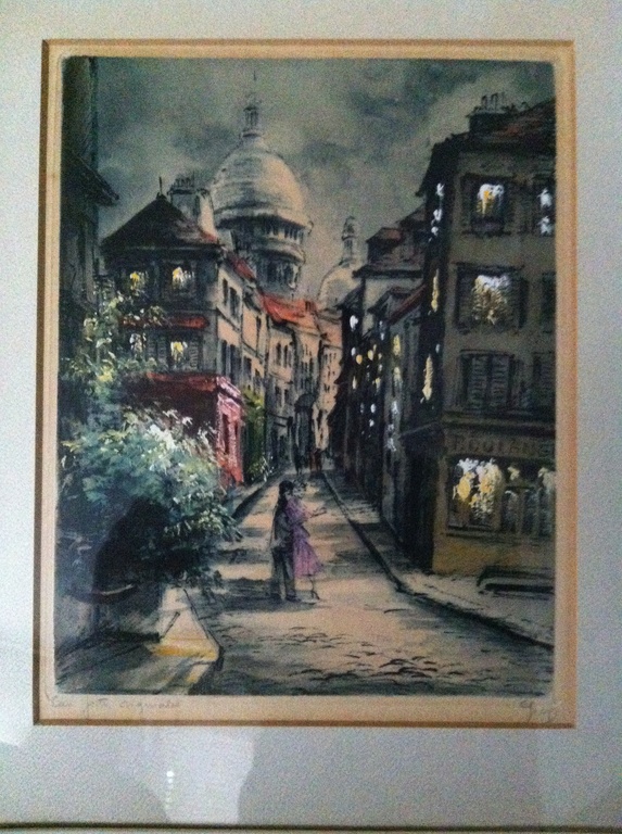 Ets/aquatint handgekleurd kopen? Bied vanaf 1!