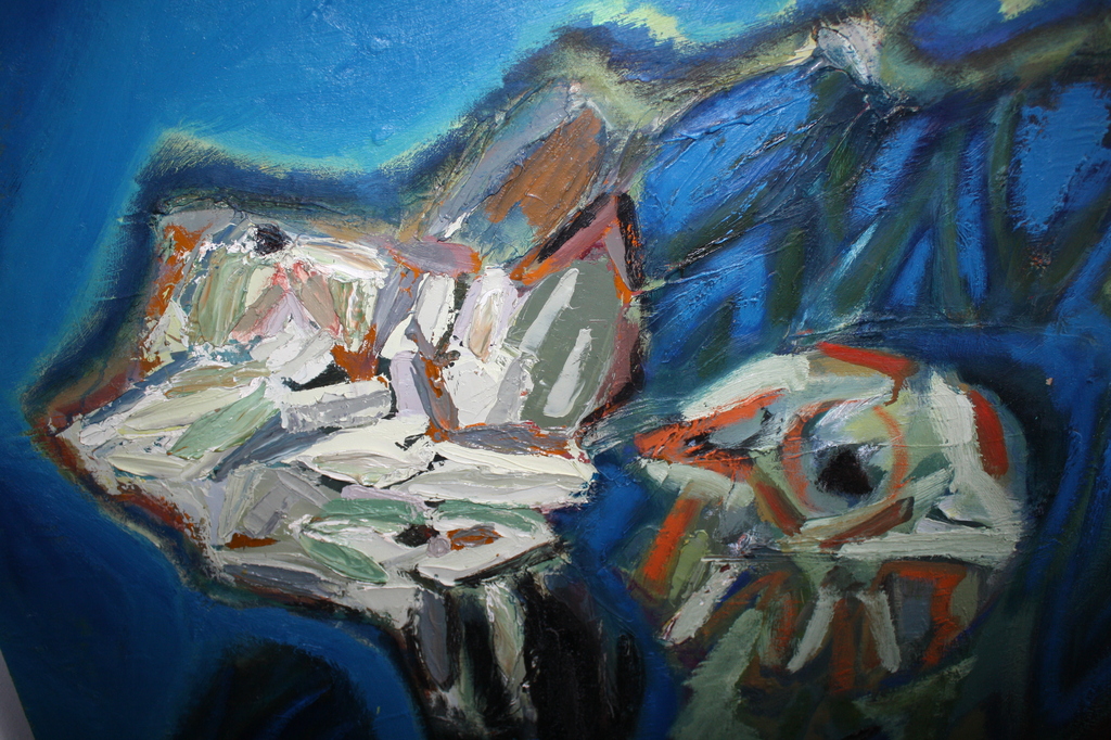 schäperkotter - COBRA KIPPEN - OLIEVERF verkocht voor € 135!