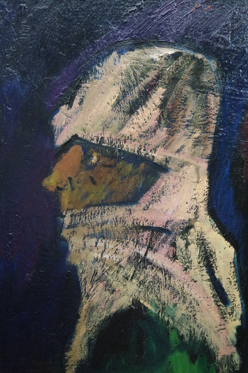 Theo van der Horst (1921-2003) - olieverf op doek - 2 figuren II kopen? Bied vanaf 170!