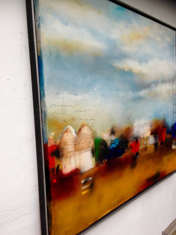 Theo Koster - Theo koster,schilderij, crossing borders kopen? Bied vanaf 350!