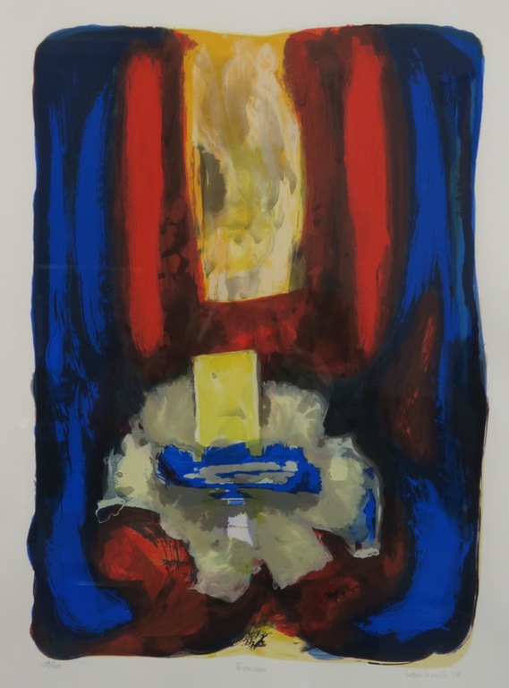 Hans Vanhorck: Zeefdruk, Traces - Ingelijst kopen? Bied vanaf 20!