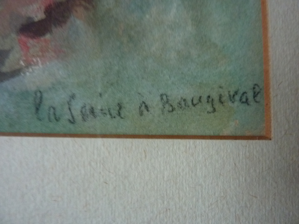 Otto B. de Kat aquarel "De Seine Bij Bougival" 1947 kopen? Bied vanaf 1100!