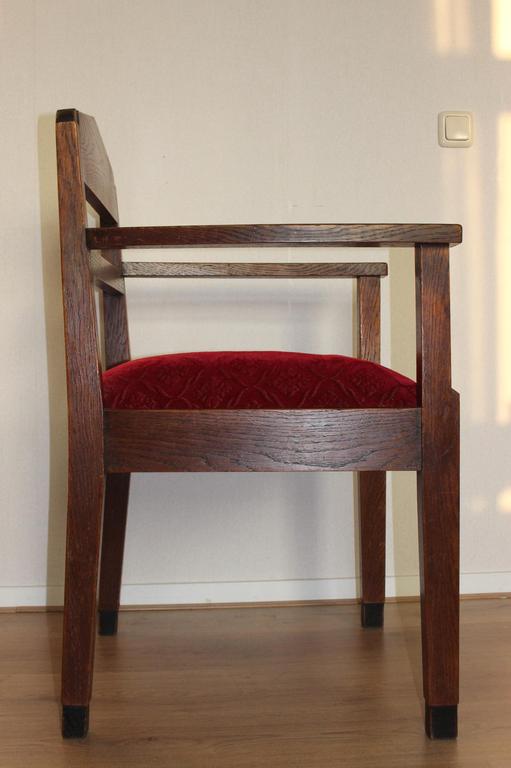 2 Amsterdamse School fauteuil stoelen: Maker onbekend kopen? Bied vanaf 300!