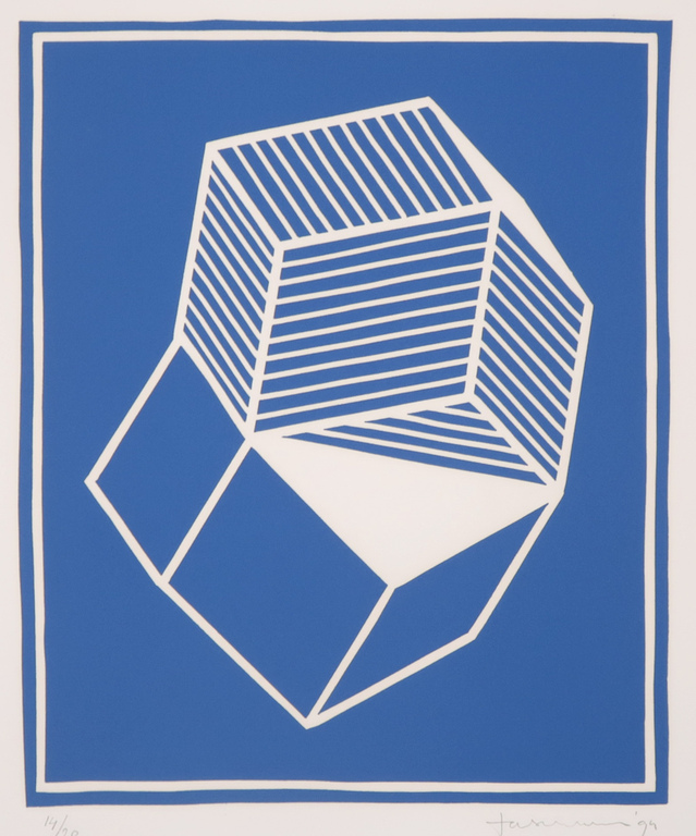 Ton van Summeren: Blokdruk, Twin Cristals verkocht voor € 35!