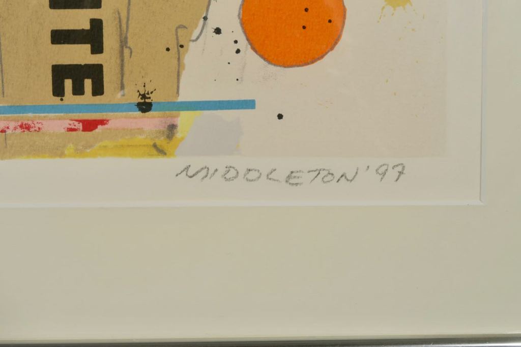 Sam Middleton: Zeefdruk, Midnight Sun - Ingelijst kopen? Bied vanaf 50!