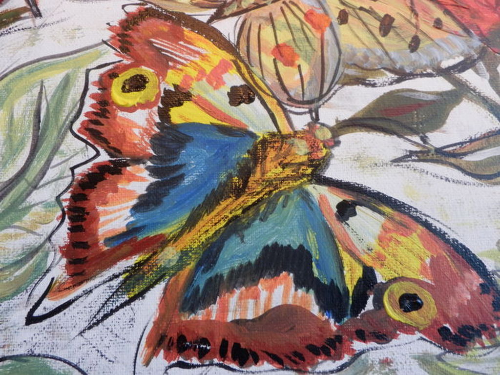 AALTJE WALS  Schilderij Acrylverf op canvas   HOOGZOMER  Handgesigneerd kopen? Bied vanaf 1!
