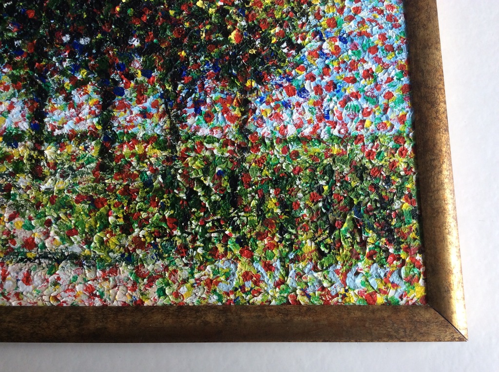 Jack Vissers - Landweg met bomen - acryl op canvas board kopen? Bied vanaf 125!