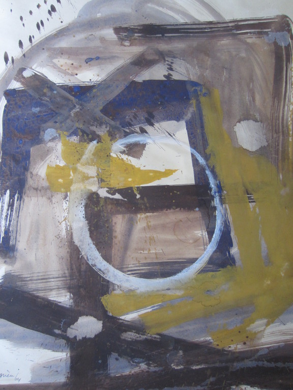 FRAAI ABSTRACT WERK FRITS VANÈN 1964 kopen? Bied vanaf 95!