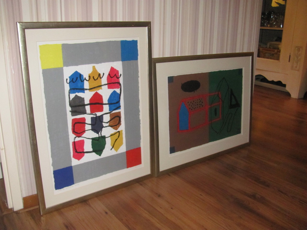 Harrie Gerritz - twee zeefdrukken kopen? Bied vanaf 75!