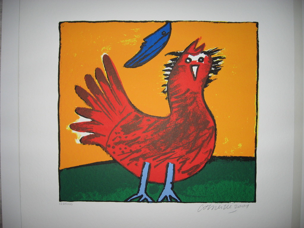 Corneille: Kleurenzeefdruk, L'oiseau hollandais kopen? Bied vanaf 149!