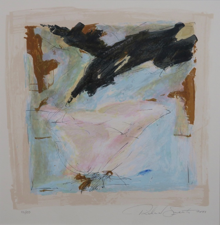 Richard Smeets: Zeefdruk, Z.T. - Ingelijst verkocht voor € 40!