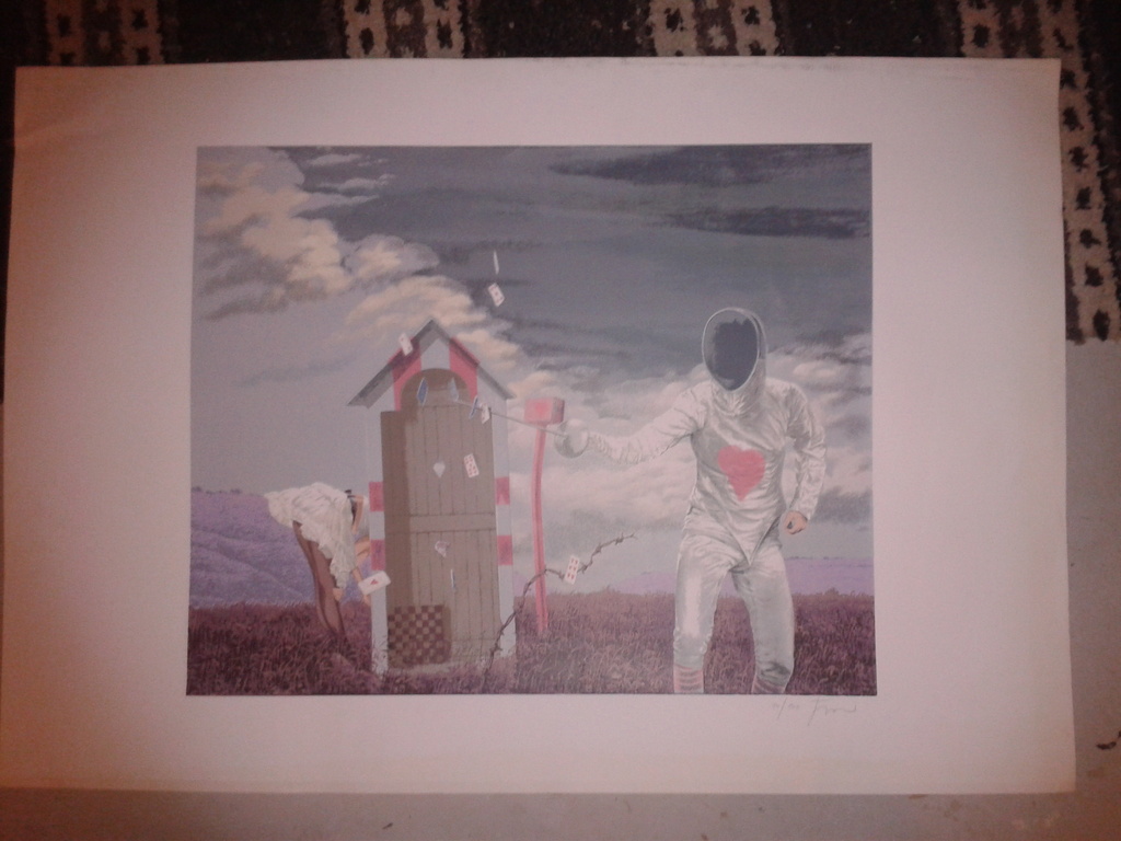 Litho 'De Hartenjager' van Hans van der Kroef kopen? Bied vanaf 1!