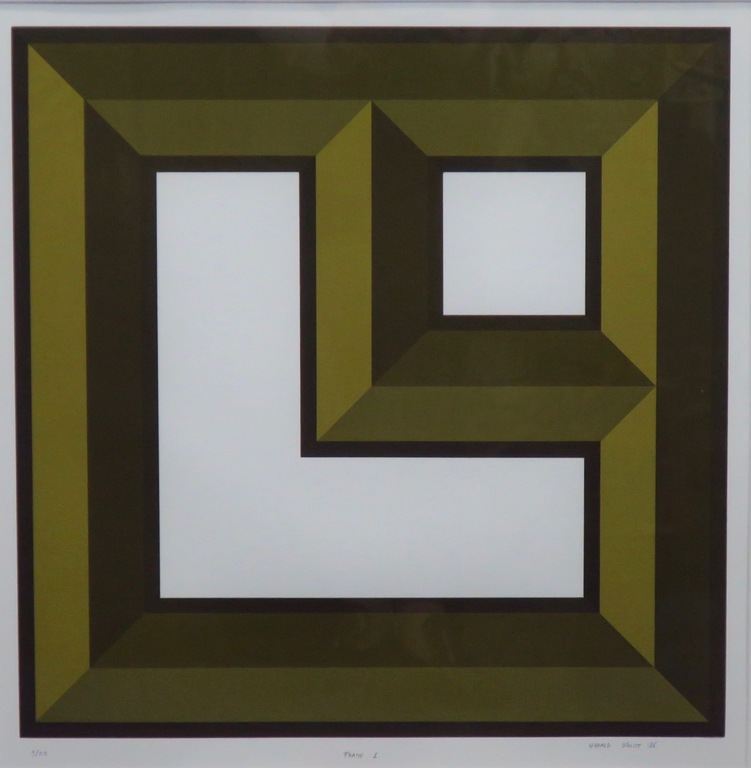 Harald Vlugt: Zeefdruk, Frame 1 -Ingelijst kopen? Bied vanaf 35!