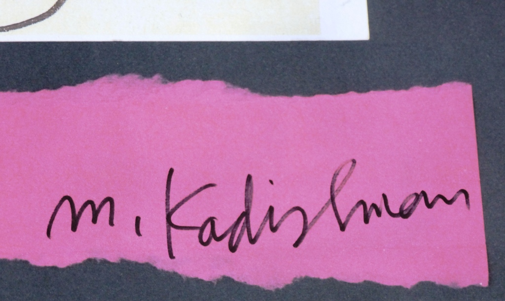 Menashe Kadishman, zeefdruk: Roadmap to Peace, 2003, handgesigneerd kopen? Bied vanaf 60!