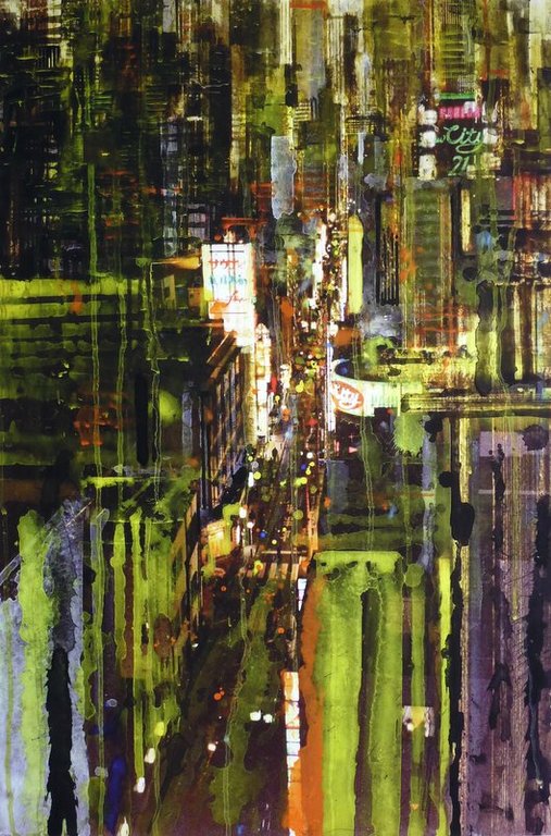 Gottfried Salzmann - Giclee NY City (2013) oplage 25 ex. verkocht voor € 104!