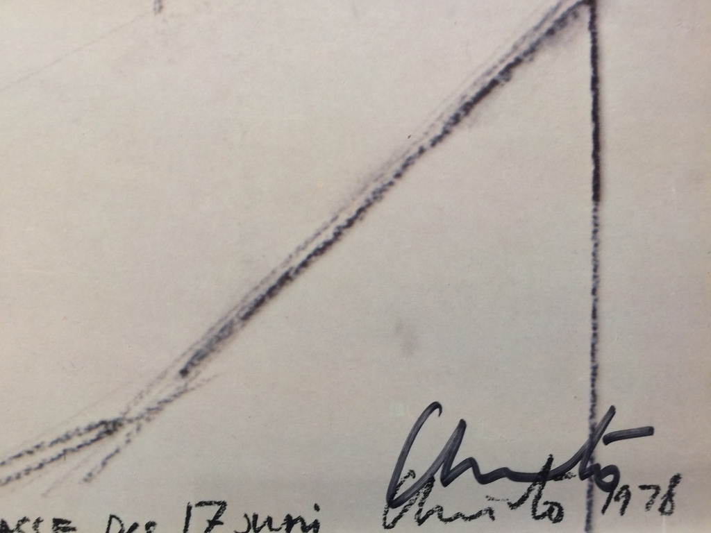 Christo, Â´Wrapped Reichstag'. Gesigneerd r.o. Niet ingelijst kopen? Bied vanaf 185!