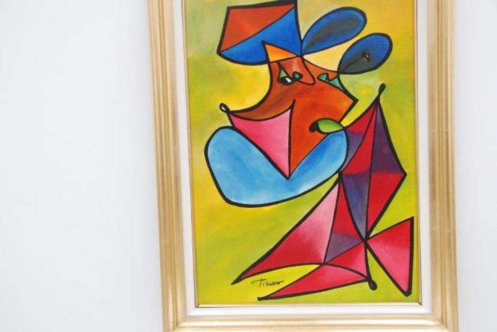 PISCARO ORIGINELE OLIE OP DOEK/HOUT kopen? Bied vanaf 55!